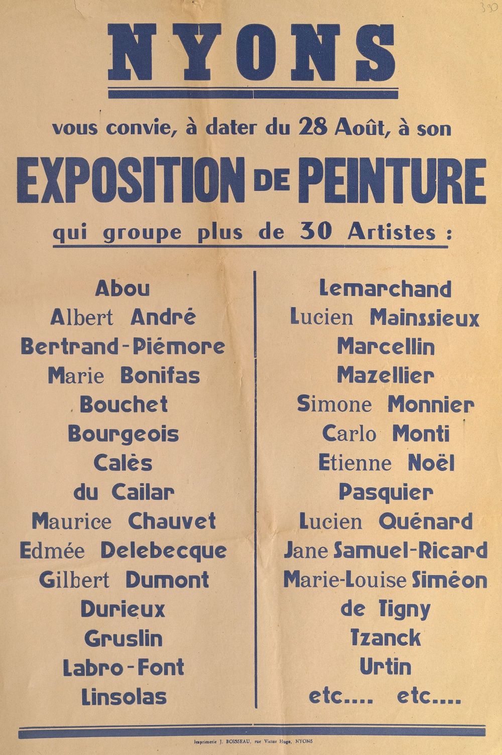 Nyons : Exposition de peinture