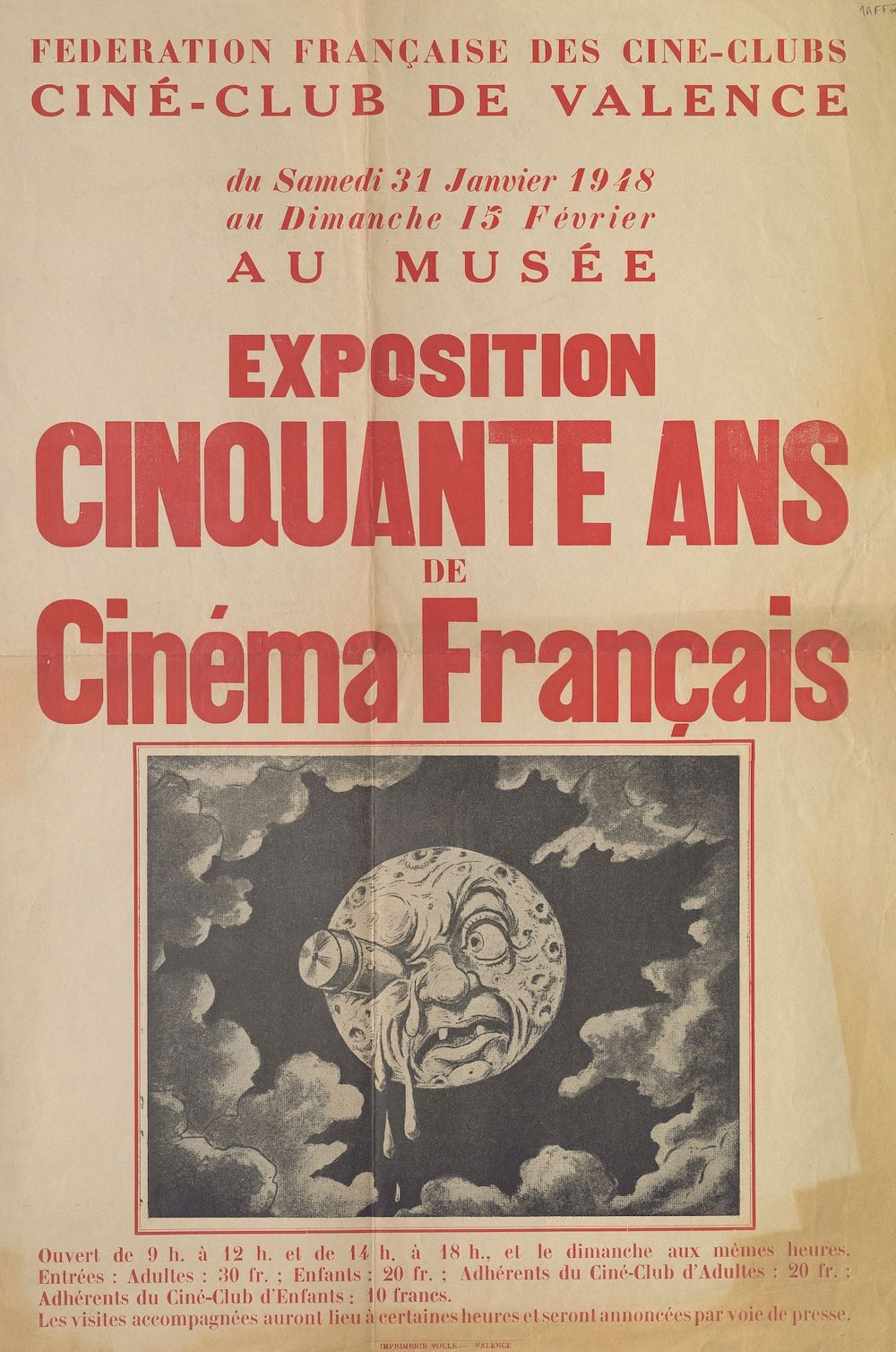 Fédération française des ciné-clubs. Ciné-club de Valence : Exposition : Cinquante ans de cinéma français