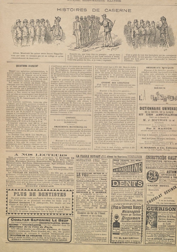 Grand concours de Valence de gymnastique d'instruction militaire des 26, 27 et 28 juin 1886 [extrait de la revue L'Isère illustrée du 27 juin 1886]