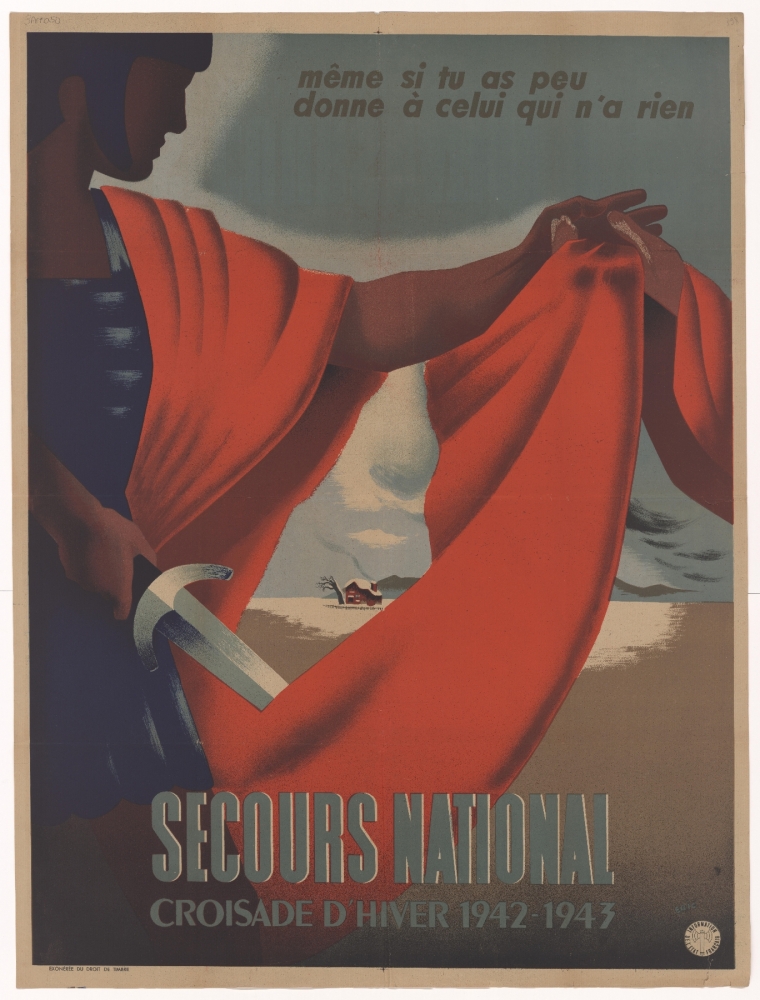 Secours national. Croisade d'hiver 1942-1943 : [affiche] / Eric (secrétariat d'Etat à l'information)