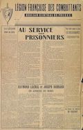 Légion française des combattants. Bureau central de presse [n° 31, 7 novembre 1942] : la Légion devant son destin [bulletin d'informations]