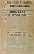 Légion française des combattants. Bureau central de presse [n°5, 31 octobre 1942] : Jeunesse et Combattants [bulletin d'infomations]