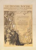 Le devoir social pour la reconstitution des foyers détruits par la guerre : [estampe] / Charles Fouqueray