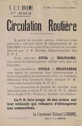 F.F.I. Drôme : Circulation routière