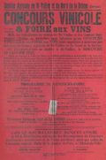 Comice agricole de Saint-Vallier et du Nord de la Drôme : Concours vinicole et foire aux vins 