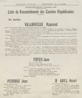 Département de la Drôme. Élections générales du 10 novembre 1946 : liste du Rassemblement des Gauches Républicaines