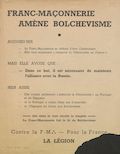 Franc-maçonnerie amène bolchevisme