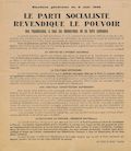 Élections générales du 2 juin 1946 : le Parti Socialiste revendique le pouvoir [programme]