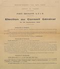 Canton de Valence. Election au Conseil Général du 23 septembre 1945 : Parti Socialiste S.F.I.O.