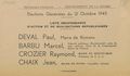 Département de la Drôme. Élections générales du 21 octobre 1945 : liste indépendante d'Action et de Réalisations Républicaines [bulletin de vote]