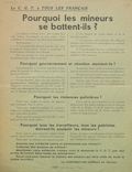 La C.G.T. à tous les Français : pourquoi les mineurs se battent-ils ?