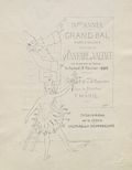 Grand bal paré et masqué donné par la Fanfare de Valence sur le plancher du Théâtre, samedi 9 février 1889