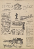 Grand concours de Valence de gymnastique d'instruction militaire des 26, 27 et 28 juin 1886 [extrait de la revue L'Isère illustrée du 27 juin 1886]