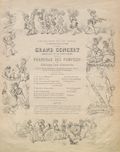 Cavalcade du 24 avril au bénéfice des pauvres : grand concert ambulant et de pied-ferme donné par la phanphar des pompieds de Choisy-les Canards