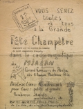 Section de Valence du Parti Communistre Français : vous serez toutes et tous à la grande fête champêtre au Mialan le dimanche 1er août à Granges-Lès-Valence