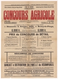 Villes de Romans et Bourg-de-Péage (Drôme). Syndicat Agricole de Romans-Bourg-de-Péage : Concours Agricole sous les auspices de l'Office Agricole Départemental