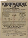 Société des Agriculteurs de la Drôme. Concours Agricole de Loriol