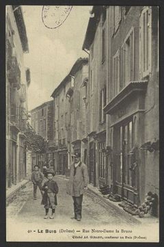 Le Buis (Drôme) - Rue Notre-Dame la Brune