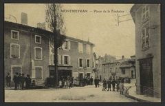 Montmeyran - place de la fontaine