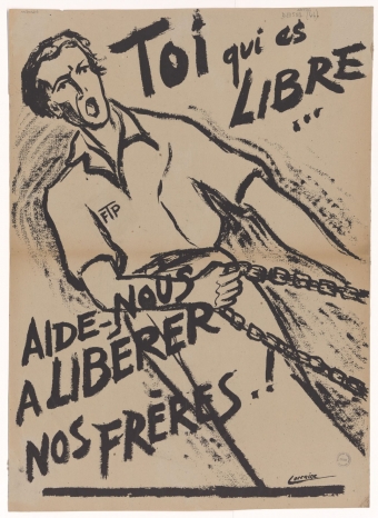 Toi qui est libre... aide-nous à libérer nos frères ! : [affiche] / Lorraine